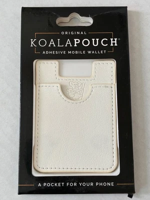 Koalapouch Adhesivo Móvil Billetera Teléfono Bolsillo Bolsa Celular Accesorio Blanco Foto 1 de 2