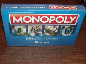 NIB 2023 Monopoly Dell Technologies Microsoft Board Game By Hasbro USAOpoly - Picture 1 of 8