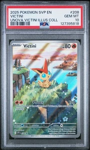 PSA 10 Victini #208 Illustration Collection Black Star Promo - Picture 1 of 2