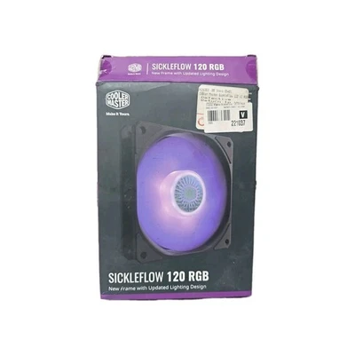 -Cooler Master SickleFlow 120 V2 RGB Square Frame Fan with Customizable LED - Image 1 of 4