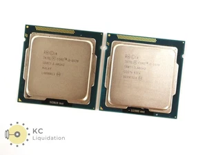 Lot 2x Intel Core i5-3570 3.4GHz Quad Core 6MB SR0T7 CPU Processor LGA1155 - Picture 1 of 2