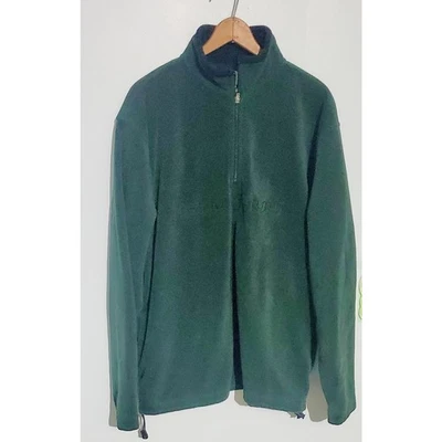 Old Navy Mens Green Quarter Zip Heavyweight Fleece Pullover Size XL Cabincore  - Image 1 of 4