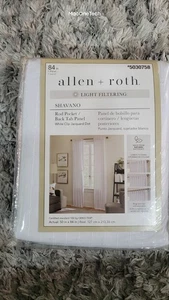 ALLEN + ROTH Shavano 50" x 84" Panel Blanco 5030758 - Imagen 1 de 5