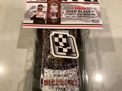 RYAN BLANEY AUTOGRAPHED 2024 FORD DISCOUNT TIRE MARTINSVILLE WIN DIECAST & CARD - Image 1 of 4