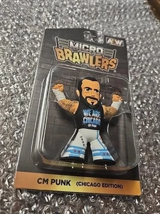CM PUNK (CHICAGO EDITION) NEW In Package Micro Brawler FREE SHIPPING - Picture 1 of 2