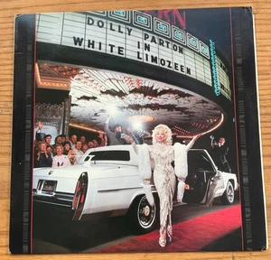 Stunning! DOLLY PARTON White Limozeen vinyl LP 1989 1st Country WESTERN MINT! - Picture 1 of 4