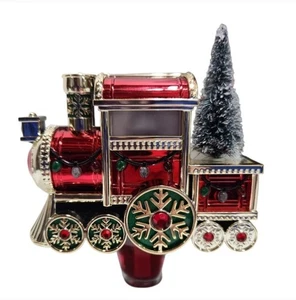 Bath & Body Works Red Christmas Holiday Tree Train Projector Wallflowers Plug In - Picture 1 of 5