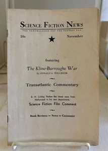 Science Fiction News (Vol. 5, No. 4 November, 1936) - Picture 1 of 1