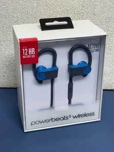 Beats By Dre Powerbeats3 Blue Wireless In-Ear Bluetooth Headphones F/J #2 - Picture 1 of 1