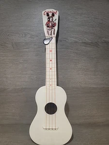 Vtg Uke Carnival Cowboy Marbleized Plastic Guitar Ukulele Toy W/Pick - Picture 1 of 7
