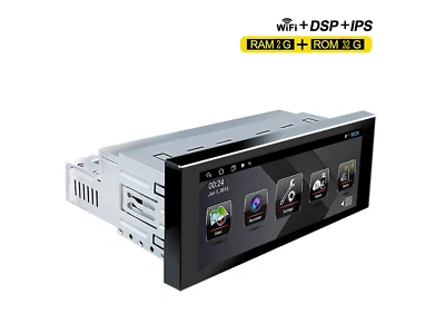 1 Din Android Auto Multimedia stereo Player 6.9 pollici Ips Auto Radio gps wi-fi - Immagine 1 di 4