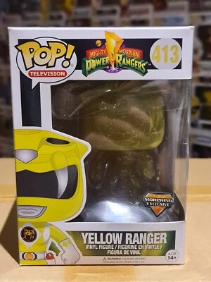 POP! Mighty Morphin Power Rangers 413 Yellow Ranger Morphing Exclusive - Image 1 of 4
