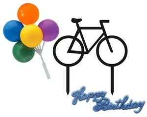 Torten Deko-Set „FAHRRAD“ - Rad, Tortendeko, Torte, Kuchen - Bild 1 von 1