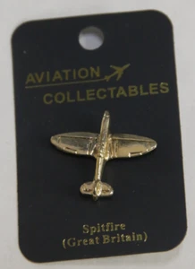 Spitfire Gran Bretagna Spilla da bavero dell'aviazione da collezione NUOVA vecchio magazzino - Foto 1 di 2