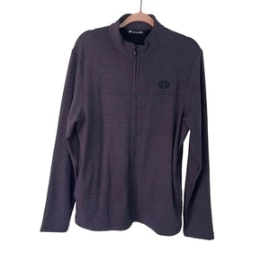 Travis Mathew Golf Jacket Mens Size Medium Purple Long Sleeve Full Zip Pockets - Picture 1 of 10