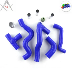 Blue For Audi A3 1.8T AUQ AUM Jetta Golf MK4 Bora Silicone Breather Hoses Kit - Imagen 1 de 8