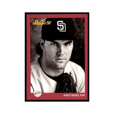 Andy Benes 1991 Studio #242 Baseball Cards Baseball Card NM - Image 1 of 3