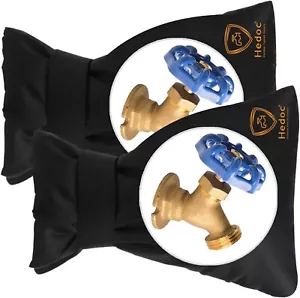 Pro Outdoor Faucet Covers for Winter Freeze Protection, 2 Pack 6" W X 8.2" H Win - Picture 1 of 7
