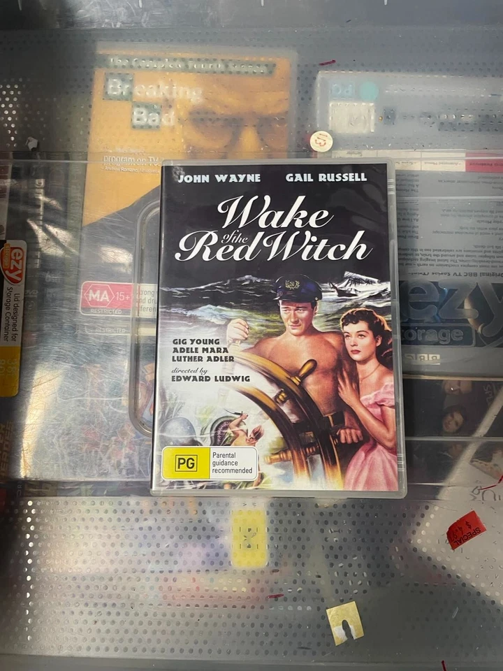 Wake Of The Red Witch John Wayne - Region 4  dvd vgc t1515 - image 1 of 1
