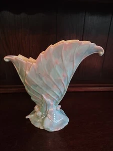 MCM Royal Haeger Blue And Pink  Luster Vase By Hickman 301 - Picture 1 of 8