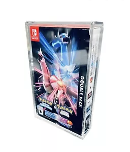 2 - UV PROTECTED Nintendo Switch Pokémon Double Pack Acrylic Case Magnetic Lock - Picture 1 of 7