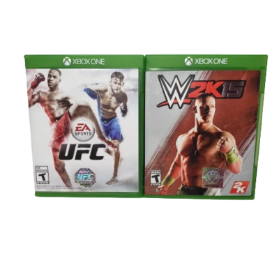 WWE 2K15 Xbox One Video Game Collectible Complete / UFC Lot Set - Image 1 of 4