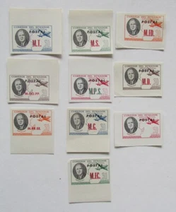 ECUADOR ROOSEVELT BERTOSSA CAT. 210, 22 TO 230 COMPLETE MNH 1949 - Picture 1 of 2
