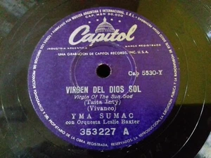 YMA SUMAC- VIRGEN DEL DIOS SOL/ ATRACCION DEL AMOR DESCONOCIDO- CAPITOL N°353227 - Picture 1 of 4