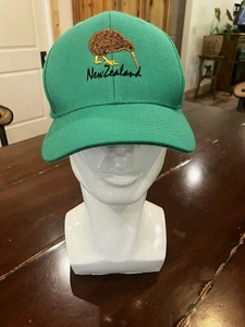 Kiwi Bird New Zealand Baseball Hat Green - Picture 1 of 7