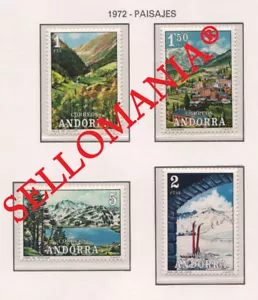 1972 PAISAJES LANDSCAPES TOURISM TURISMO EDIFIL 73 / 76 ** MNH ANDORRA TC21844 - Picture 1 of 1