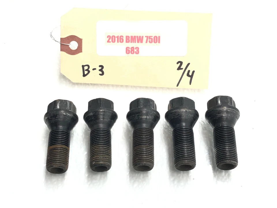 2016-2019 BMW 750I G12 КОМПЛЕКТ БОЛТОВ ЗАЖИМНЫХ ГАЕК КОЛЕС X5 ОТ ОРИГИНАЛЬНОГО ПРОИЗВОДИТЕЛЯ. - Изображение 1 из 4