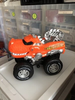 T-Rex Powerful Dinosaur Monster Truck preowned- battery operated - Image 1 of 4