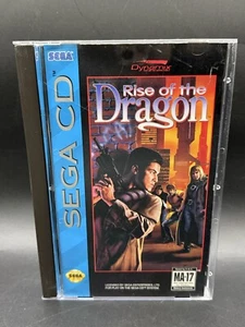 Rise of the Dragon (Sega CD, 1994) CIB COMPLETE W/Manual, Reg, & Foam Pristine - Picture 1 of 12
