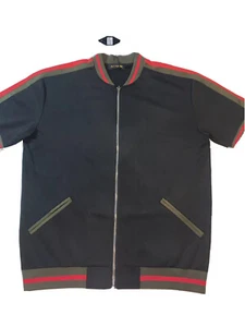 Karter Collection Kurzarm Weste Oliv Schwarz Rot XL - Bild 1 von 6