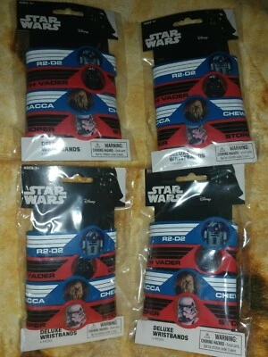 4ct packs of 4 Star Wars Episode Viii Deluxe Rubber Bracelets (16 total) - Image 1 of 4