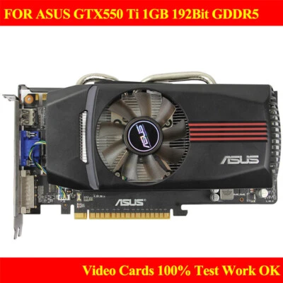 Tested 100% Can Work FOR ASUS GTX550 Ti 1GB 192Bit GDDR5 Video Cards - Image 1 of 4