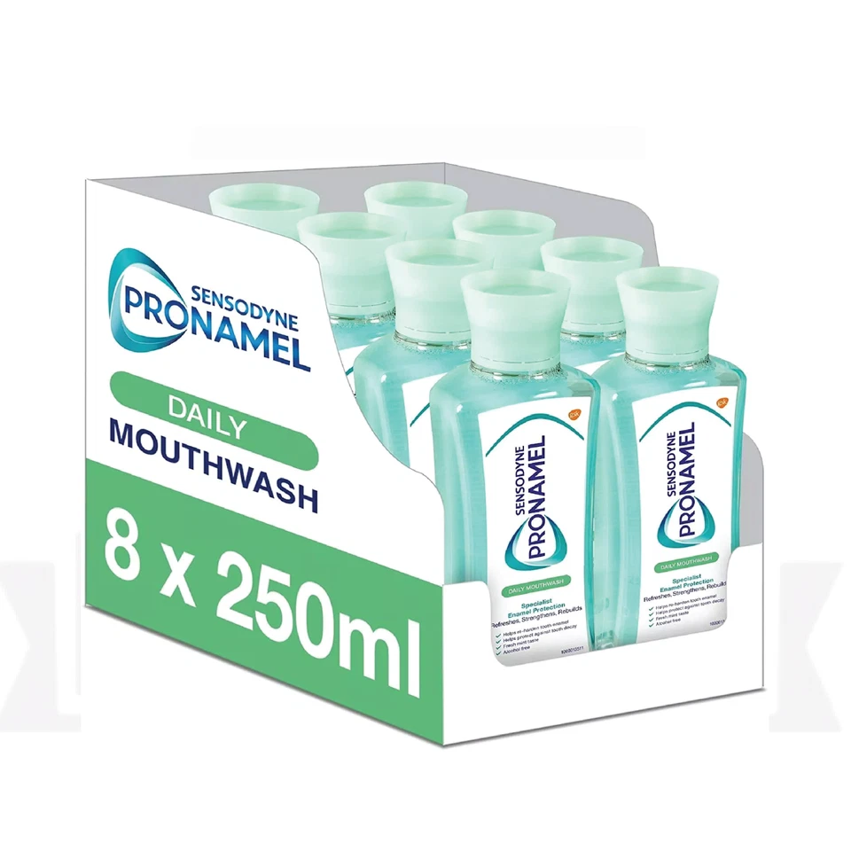 8 x Enjuague bucal SENSODYNE Pronamel 250 ml PACK DE 8 Foto 1 de 1