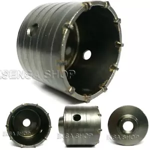 FRESA CAROTATRICE TAZZA DA 30mm A 160mm x MURO FRESE PIETRA CALCESTRUZZO CEMENTO - Foto 1 di 23