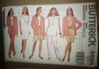 Unused pattern, woman's 6-10 EASY wardrobe, 1991 Butterick - Image 1 of 2