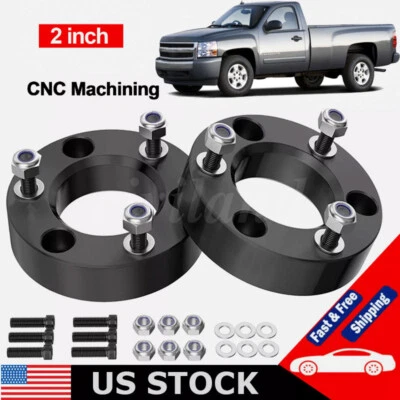 2inch Front Leveling Lift Kit for 2007-2025 Chevy Silverado 1500 GMC Sierra 1500 - Image 1 of 4