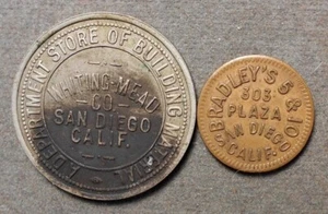 2 San Diego, Calif.: Bradley’s 5 And 10, 303 Plaza – 10c + Whiting-Mead Co., Val - Picture 1 of 2