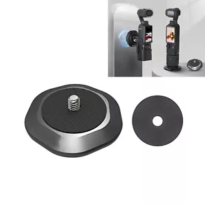 Supporto adattatore base magnetica in metallo per fotocamera Osmo Pocket 3/2 Insta360 One X/2/3 - Foto 1 di 14