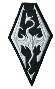 Skyrim Embroidered Iron on Patch  - Picture 1 of 1