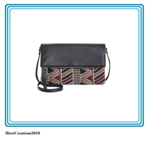 New Style & Co Nikkoll Woven Crossbody Bag Purse Clutch MSRP $88.50 - Picture 1 of 1