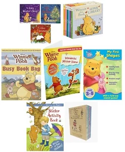NEW choose Winnie the POOH STICKER storybooks SUPER LIBRARY NOW WE ARE SIX - Picture 1 of 17