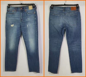 Pantalones de mezclilla para hombre J.Crew 770 rectos desgastados ECO azules nuevos con etiquetas - 5 bolsillos - 33x30 - Imagen 1 de 6
