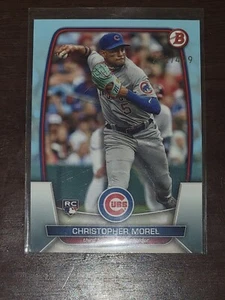 2023 Bowman Sky Blue 252/499 Christopher Morel #34 Rookie RC - Picture 1 of 2