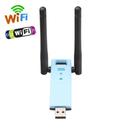 Amplificatore ripetitore segnale WiFi prolunga wireless 300Mbps doppia antenne - Immagine 1 di 4