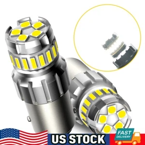 AUXITO 1157 7507 LED White Turn Signal Parking Light Bulb Super Bright E - Picture 1 of 10