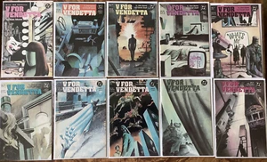 V per Vendetta 1-10 VF/NM serie completa Alan Moore David LLoyd DC Comics 1988 - Foto 1 di 7